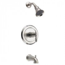 Bellver Single-Handle 1-Spray Tub and Shower Faucet in Brushed Nickel