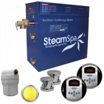 Royal 12kW Steam Bath Generator Package in Chrome