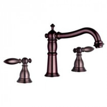 8 in. Widespread 2-Handle Lavatory Faucet in Oil Rubbed Bronze