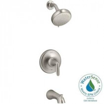 Willamette Single-Handle 3-Spray Tub and Shower Faucet in Vibrant Brushed Nickel