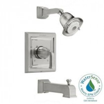 Town Square 1-Handle 3-Function Tub and Shower Faucet Trim Kit in Satin Nickel (Valve Sold Separately)