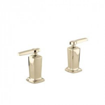 Margaux 2-Handle Deck-Mount High-Flow Bath Valve Trim Kit in Vibrant French Gold (Valve Not Included)