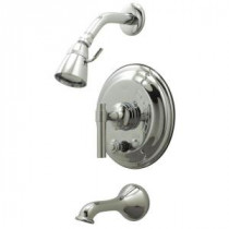 Philip Single-Handle 1-Spray Tub and Shower Faucet in Polished Chrome