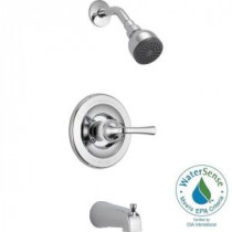Foundations Single-Handle 1-Spray Tub and Shower Faucet in Chrome