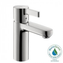 Metris S Single Hole Single-Handle Mid-Arc Bathroom Faucet in Chrome