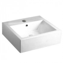 Isabella Wall-Mounted Bathroom Sink in White