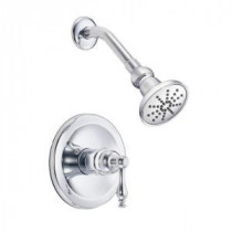 Sheridan Single-Handle Pressure Balance Shower Faucet Trim Kit in Chrome (Valve Not Included)