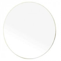 Andorra 23 in. L x 23 in. W Wall Round Mirror