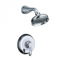 Fairfax Rite-Temp Pressure-Balancing Shower Faucet Trim with Lever Handle in Polished Chrome (Valve Not Included)