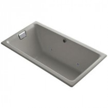 Tea-for-Two 5.5 ft. Air Bath Tub in Cashmere