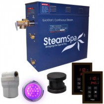 Royal 7.5kW QuickStart Steam Bath Generator Package in Polished Oil Rubbed Bronze