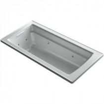 Archer 5.5 ft. Whirlpool Tub in Ice Grey
