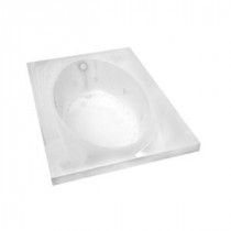 Imperial 6 ft. Whirlpool and Air Bath Tub in White
