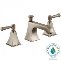 Memoirs 8 in. Widespread 2-Handle Low-Arc Bathroom Faucet in Vibrant Brushed Bronze with Stately Design