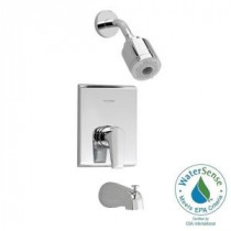 Studio 1-Handle Tub and Shower Faucet Trim Kit in Polished Chrome (Valve Not Included)