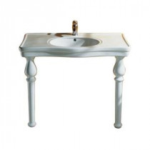 Milano Deluxe Console Table in White