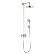 Montreux 1-Spray Handshower and Showerhead Combo Kit in Brushed Nickel