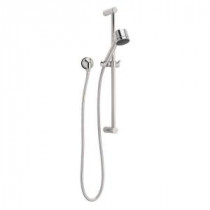 Serin Complete 3-Function Wall Bar Shower Kit in Satin Nickel