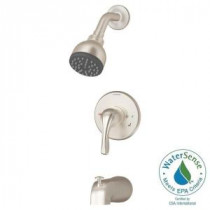 Origins Single-Handle 1-Spray Tub and Shower Faucet in Satin Nickel