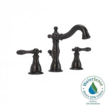 Lyndhurst 8 in. Widespread 2-Handle High-Arc Bathroom Faucet in Oil Rubbed Bronze