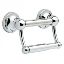 5 in. Traditional Toilet Paper Holder/Assist Bar in Polished Chrome
