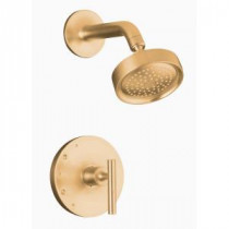 Purist Rite-Temp Pressure-Balancing Shower Faucet Trim Only in Vibrant Brushed Bronze (Valve Not Included)