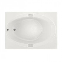 Studio 5 ft. Reversible Drain Air Bath Tub in White
