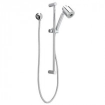 FloWise Modern 3-Spray Wall Bar Shower Kit in Polished Chrome