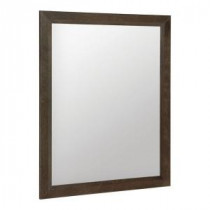 Shaila 24 in. W x 31 in. L Framed Single Mirror in Gray Oak