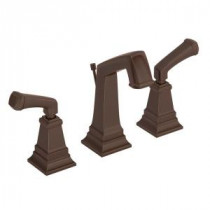 Oxford 8 in. Widespread 2-Handle Bathroom Faucet in Oil Rubbed Bronze with Drain