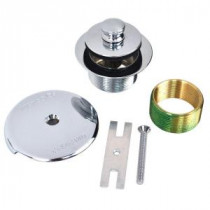 1.625 in. Overall Diameter x 16 Threads x 1.25 in. Push Pull Trim Kit with 38101 Bushing in Chrome Plated