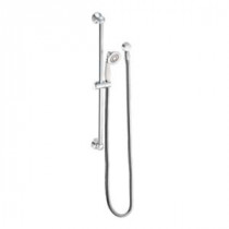 Weymouth Eco-Performance 1-Spray 3 in. Handshower with Slide Bar in Chrome