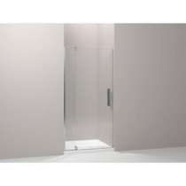 Revel 36 in. W x 70 in. H Pivot Shower Door in Bright Polished Silver