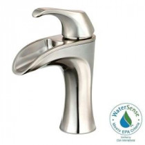 Brea 4 in. Centerset Single-Handle Bathroom Faucet in Brushed Nickel