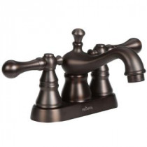 1100 Series 4 in. Centerset 2-Handle Bathroom Faucet in Oil Rubbed Bronze