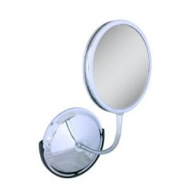 Tri-Vision Gooseneck Vanity and Wall Mirror in Chrome
