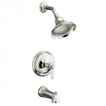 Rite-Temp 1-Handle Pressure-Balance Tub and Shower Faucet Trim Kit in Vibrant Polished Nickel (Valve Not Included)