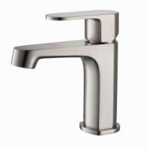 Gravina Single Hole Single-Handle Low-Arc Bathroom Faucet in Brushed Nickel