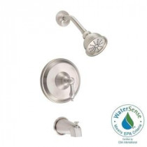 Fairmont 1-Handle Pressure Balance Tub and Shower Faucet Trim Kit in Brushed Nickel (Valve Not Included)