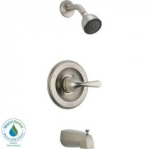 Classic 1-Handle Tub and Shower Faucet Trim Kit in Stainless (Valve Not Included)