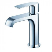 Tusciano Single Hole 1-Handle Low-Arc Bathroom Faucet in Chrome