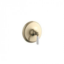 Bancroft 1-Handle Thermostatic Valve Trim Kit in Vibrant French Gold with Ceramic Lever Handle (Valve Not Included)