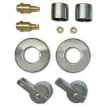 2 Valve Rebuild Kit for Tub and Shower with Chrome Handles for American Standard