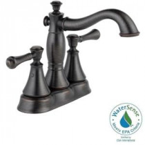 Cassidy 4 in. Centerset 2-Handle High-Arc Bathroom Faucet in Venetian Bronze
