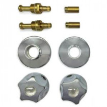 2 Valve Rebuild Kit for Tub and Shower with Chrome Handles for American Brass