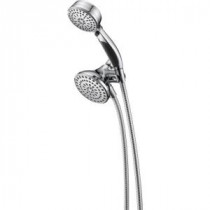 9-Spray Hand Shower and Shower Head Combo Kit in Chrome with Pause