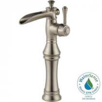 Cassidy Single Hole Single-Handle Open Channel Spout Vessel Bathroom Faucet in Stainless