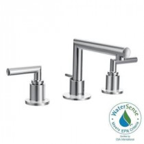 Arris 8 in. Widespread 2-Handle Bathroom Faucet Trim Kit in Chrome (Valve Sold Separately)