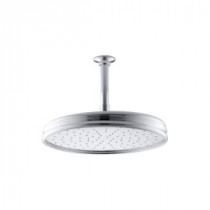 1-Spray 12 in. Traditional Round Rain Showerhead in Polished Chrome