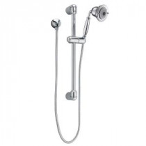 FloWise Traditional 3-Spray Wall Bar Shower Kit in Polished Chrome